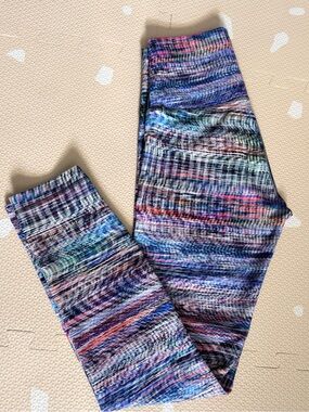 Lululemon Leggings Women 6 Digital Oasis Multicolor Wunder Train High Rise Tight